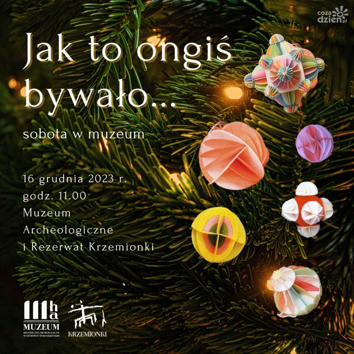 Świąteczne przygotowania w muzeum na Krzemionkach 
