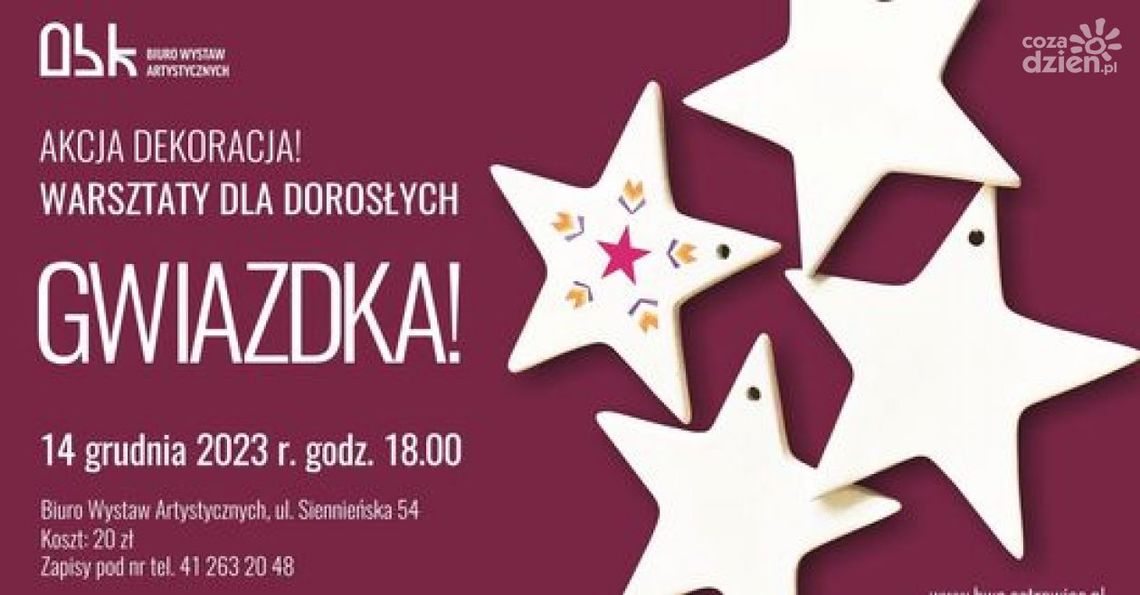 Świąteczne warsztaty w ostrowieckim BWA Świąteczne warsztaty w ostrowieckim BWA