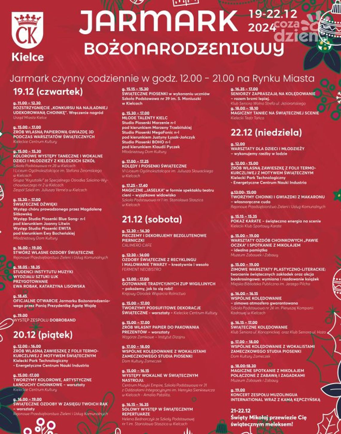 Świąteczno-sylwestrowa przygoda na kieleckim Rynku