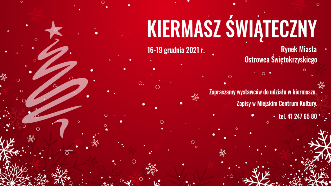 Świąteczny kiermasz na ostrowieckim Rynku Świąteczny kiermasz na ostrowieckim Rynku