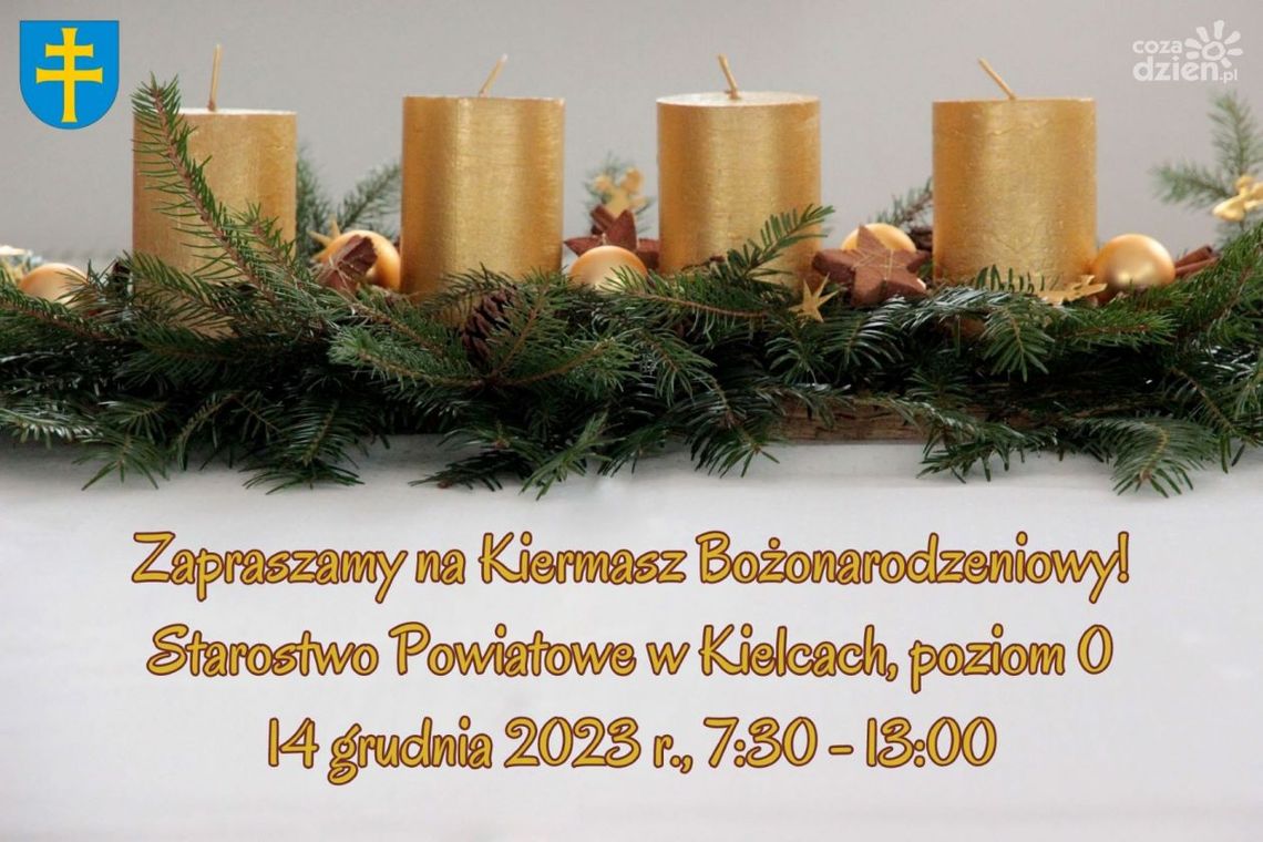Świąteczny kiermasz w kieleckim Starostwie Powiatowym