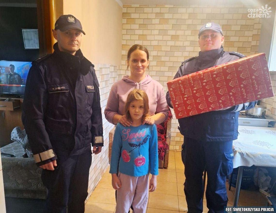 Świąteczny prezent od policjantów