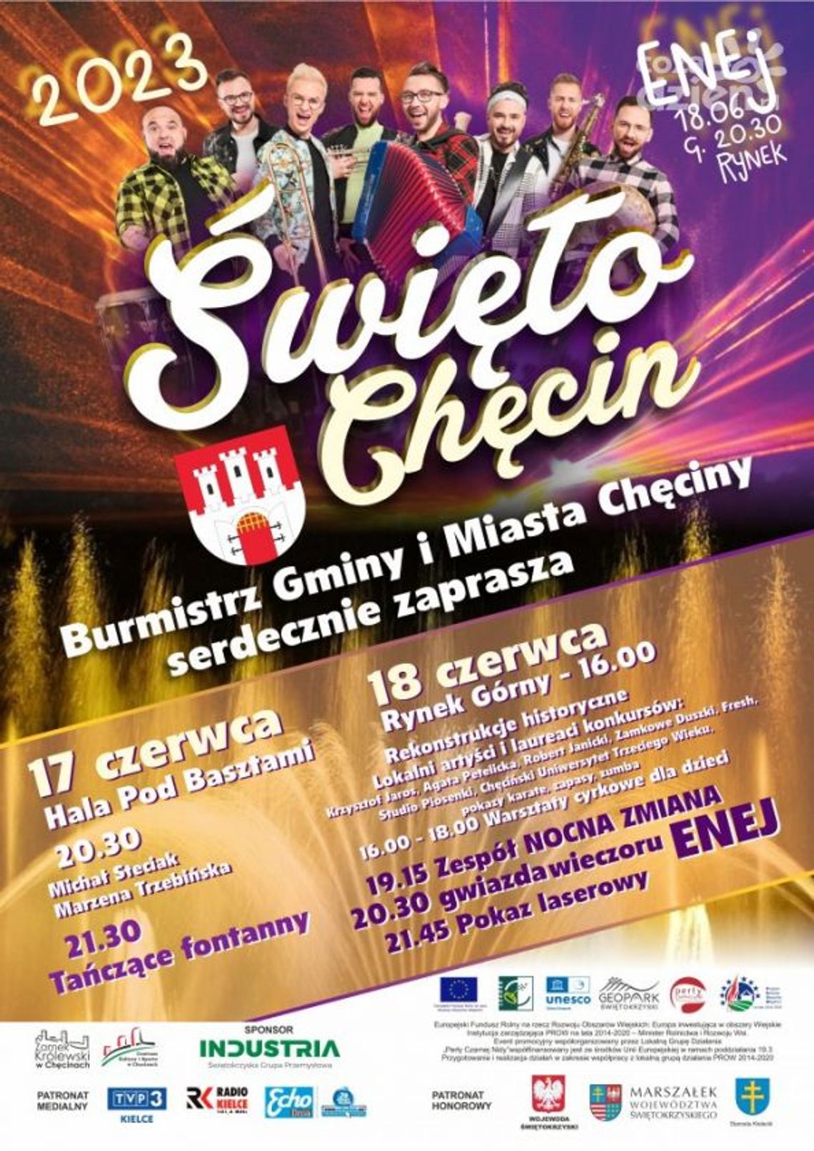 Święto Chęcin – Enej gwiazdą wieczoru!