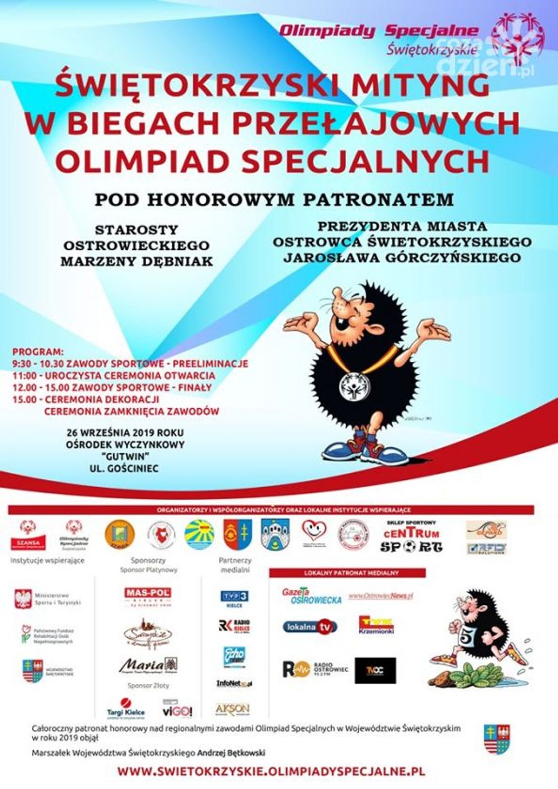 Świętokrzyski mityng w biegach przełajowych olimpiad specjalnych Świętokrzyski mityng w biegach przełajowych olimpiad specjalnych