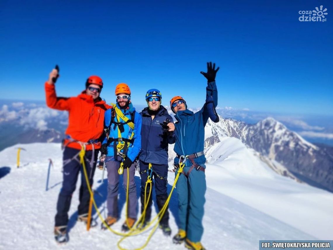 Świętokrzyski policjant zdobył pięciotysięcznik Świętokrzyski policjant zdobył pięciotysięcznik