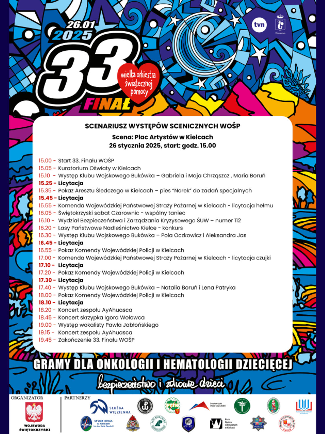 Świętokrzyski Urząd Wojewódzki w Kielcach gra z Wielką Orkiestrą Świątecznej Pomocy