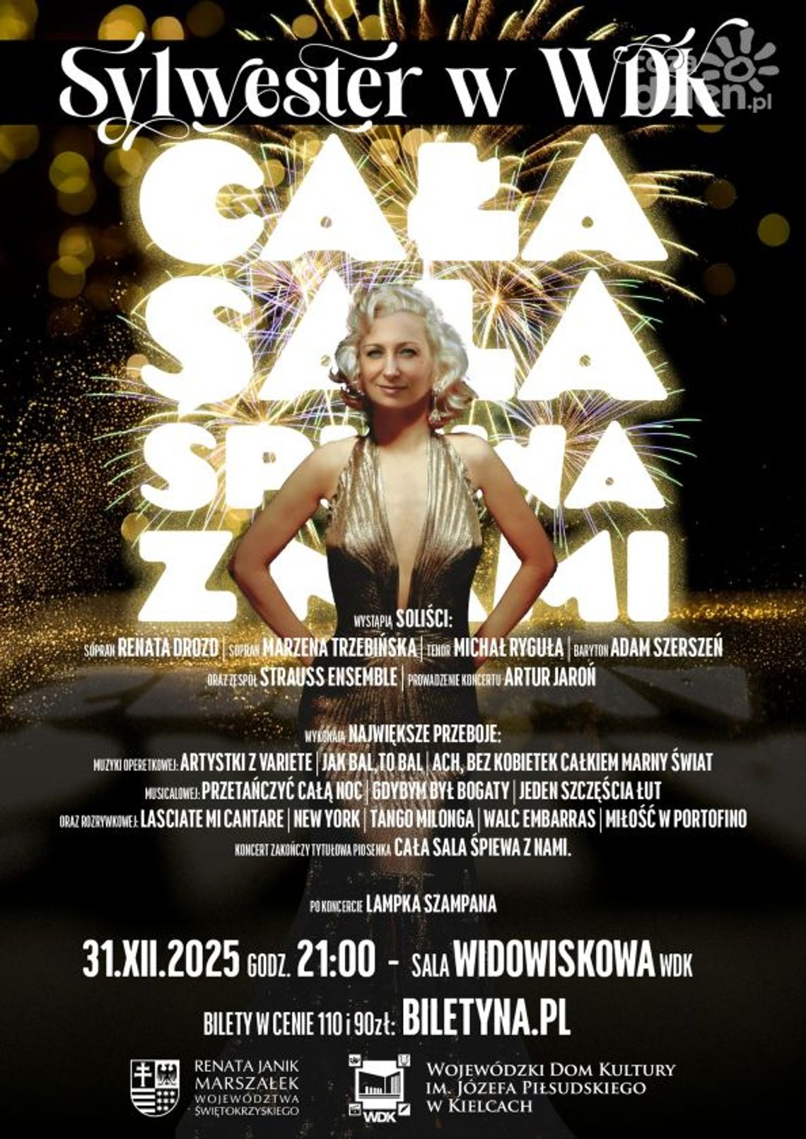 Sylwester w Wojewódzkim Domu Kultury w Kielcach – trzy wyjątkowe propozycje na powitanie Nowego Roku Sylwester w Wojewódzkim Domu Kultury w Kielcach – trzy wyjątkowe propozycje na powitanie Nowego Roku