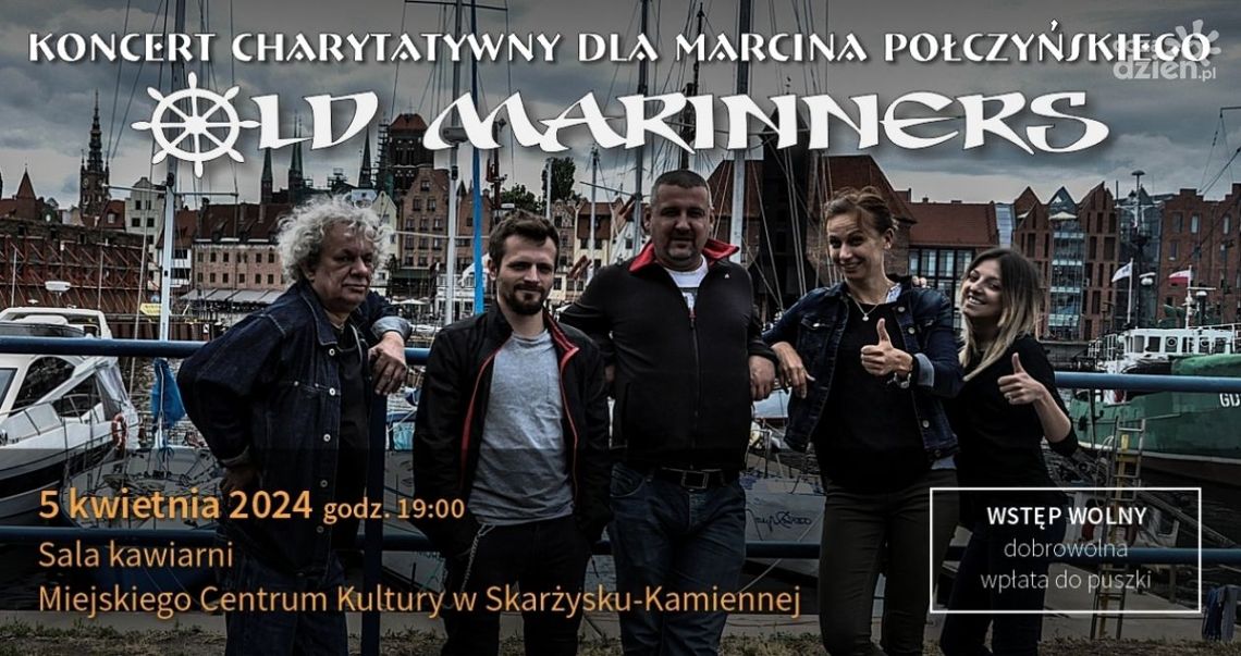 Szanty zabrzmią podczas charytatywnego koncertu w Skarżysku- Kamiennej Szanty zabrzmią podczas charytatywnego koncertu w Skarżysku- Kamiennej