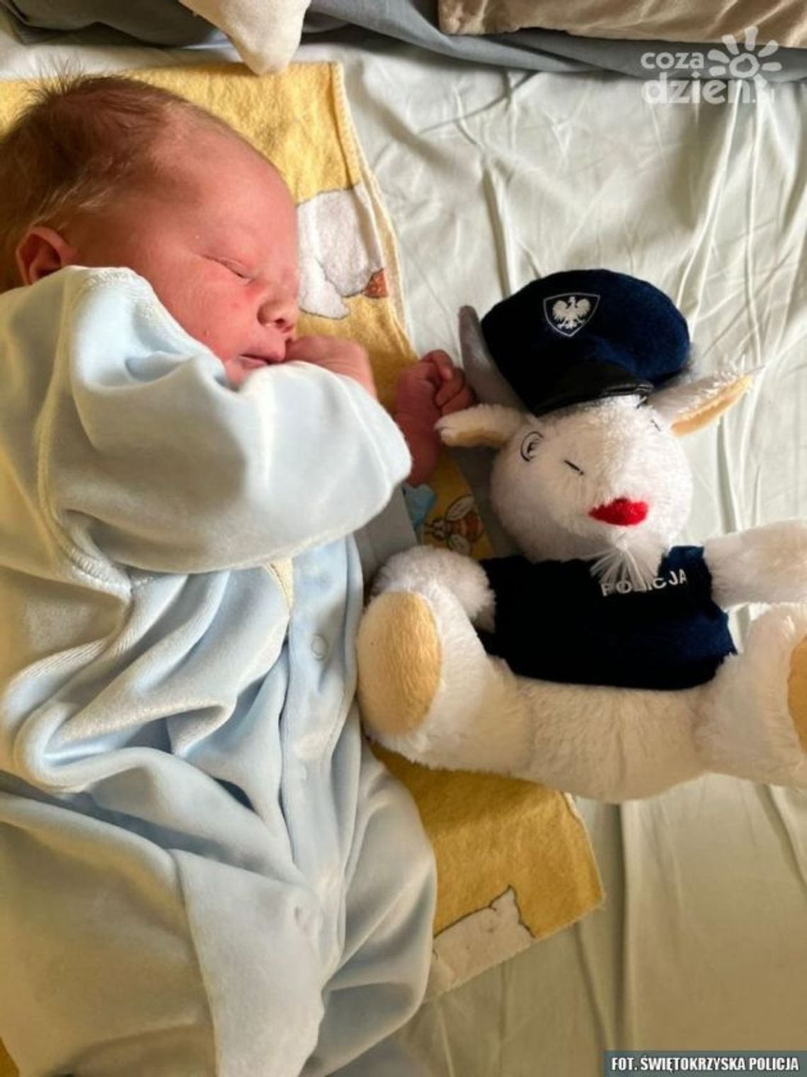 Szczęśliwy poród dzięki policji Szczęśliwy poród dzięki policji