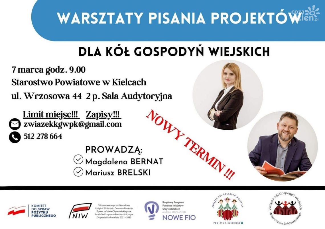 Szkolenie dla kół gospodyń wiejskich z pisania projektów