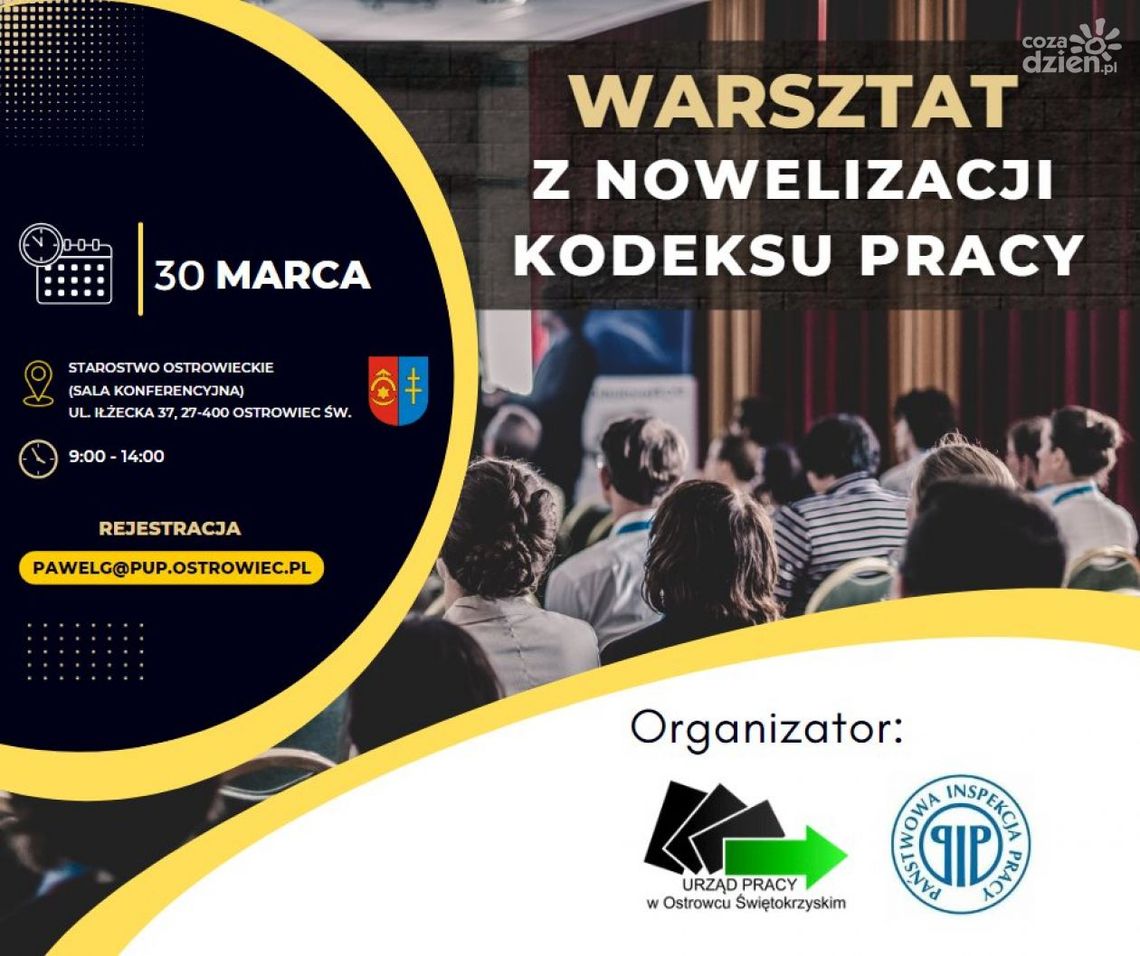 Szkolenie z nowelizacji Kodeksu Pracy Szkolenie z nowelizacji Kodeksu Pracy