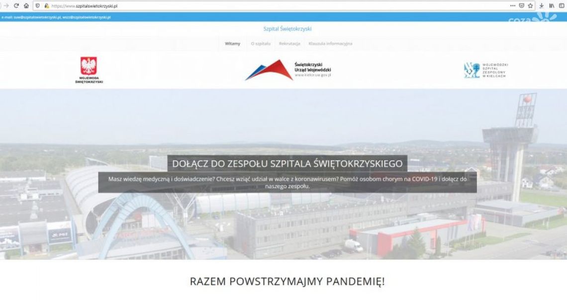 Szpital Świętokrzyski poszukuje chętnych do pracy