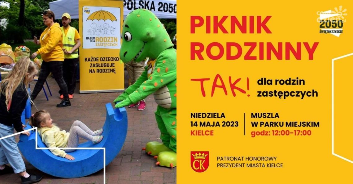 Tak! Dla Rodzin Zastępczych. Piknik w kieleckim Parku Miejskim Tak! Dla Rodzin Zastępczych. Piknik w kieleckim Parku Miejskim