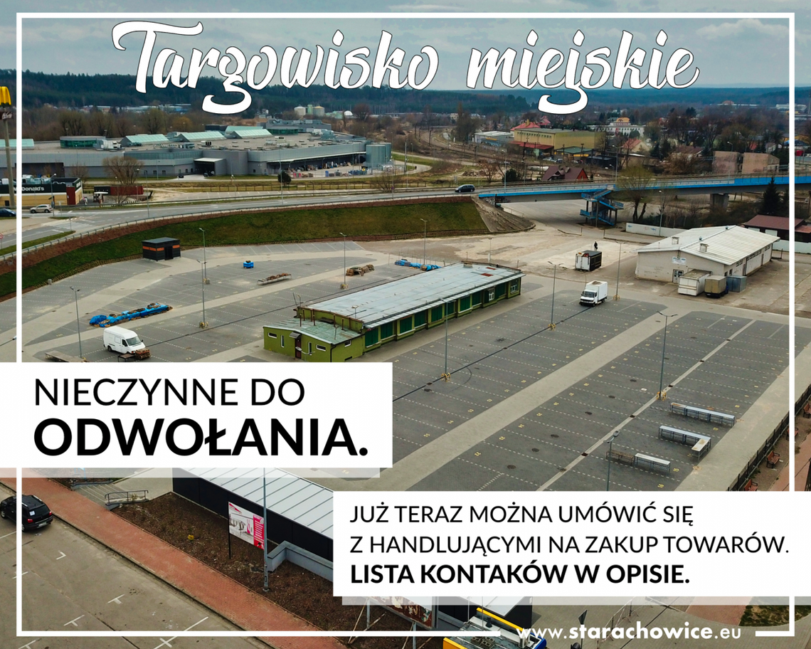 Targowisko nieczynne do odwołania
