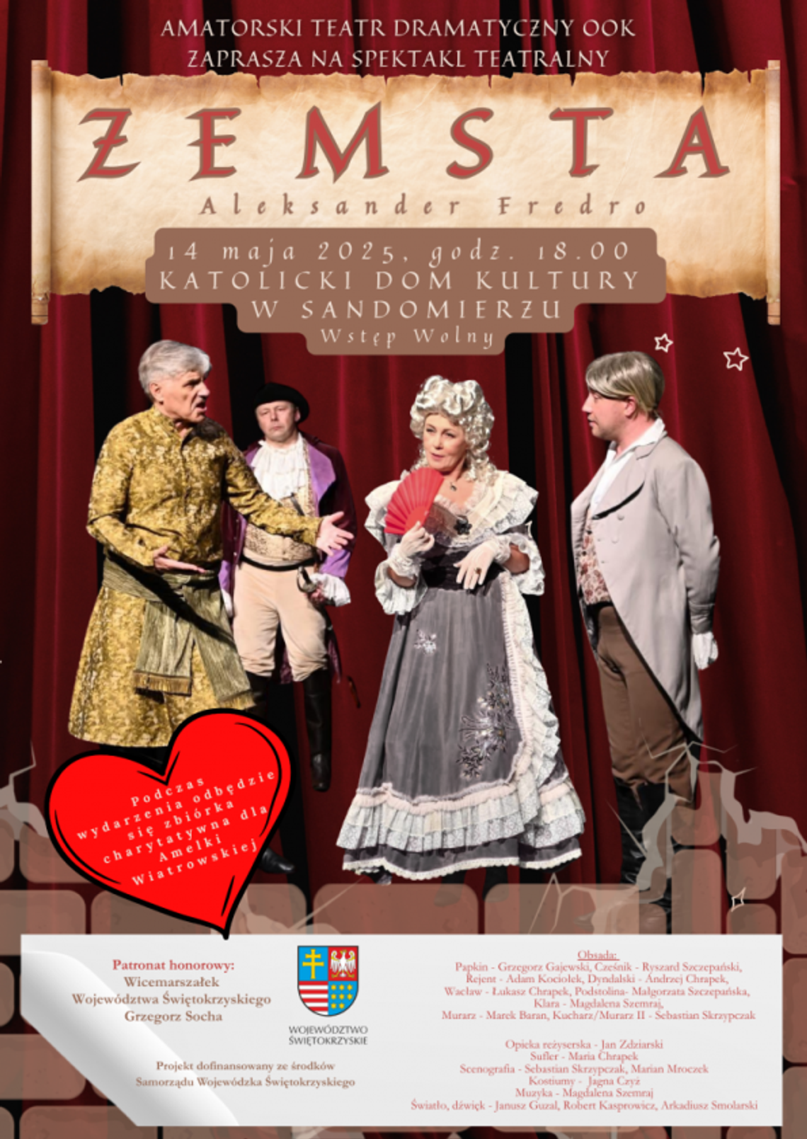 Teatr z Sercem – aktorzy amatorzy chcą pomóc Amelce Wiatrowskiej