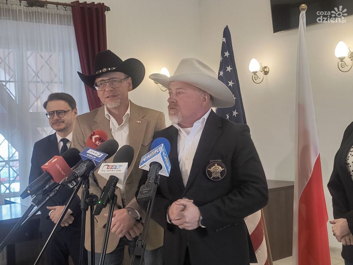 Teksas przyjechał do Opatowa. Burmistrz liczy na współpracę Teksas przyjechał do Opatowa. Burmistrz liczy na współpracę