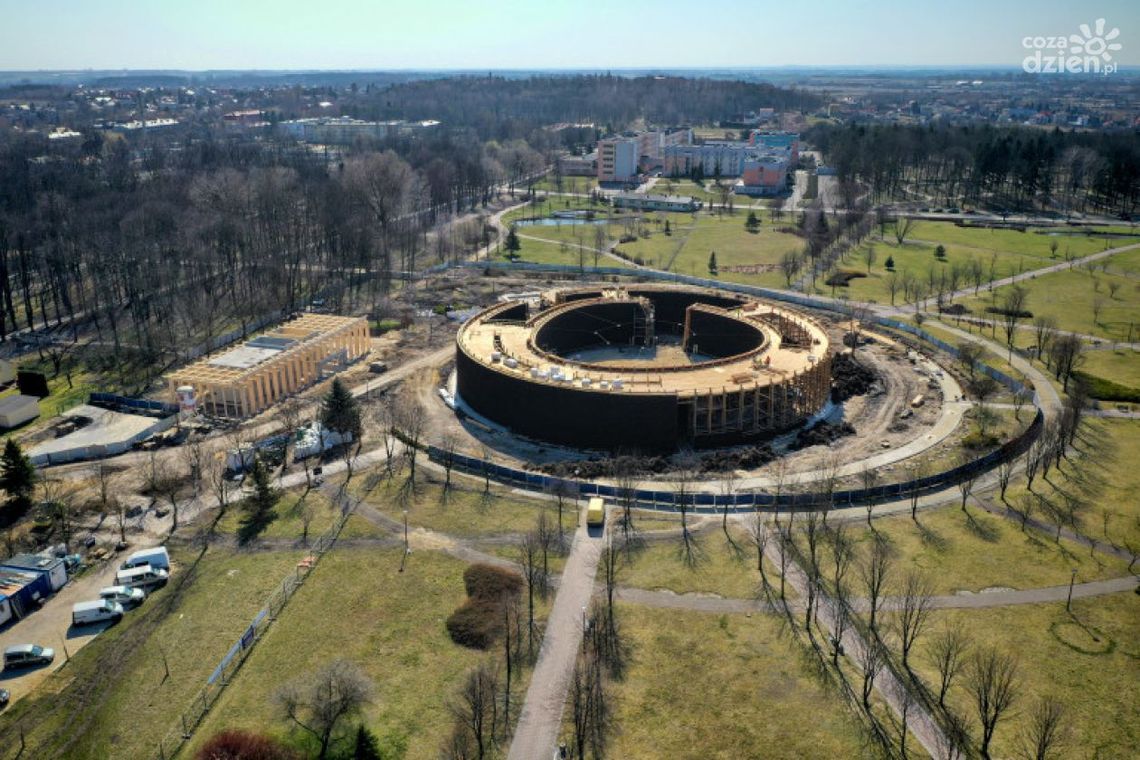 Tężnia solankowa jak labirynt