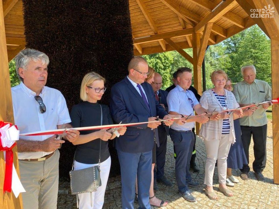 Tężnia solankowa w Zochcinku uroczyście otwarta Tężnia solankowa w Zochcinku uroczyście otwarta