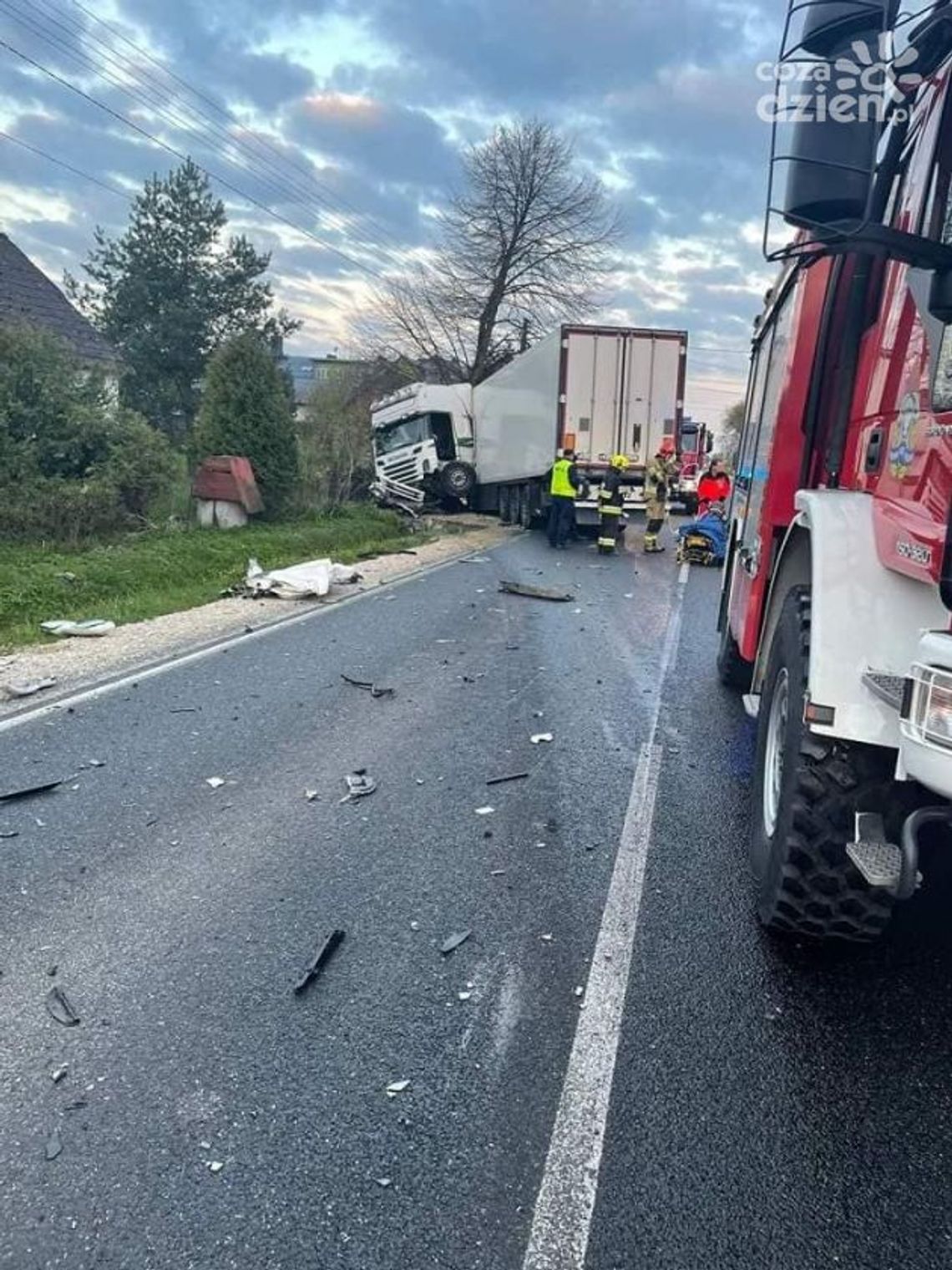 Tragedia na drodze. Nie żyje kierowca Tragedia na drodze. Nie żyje kierowca