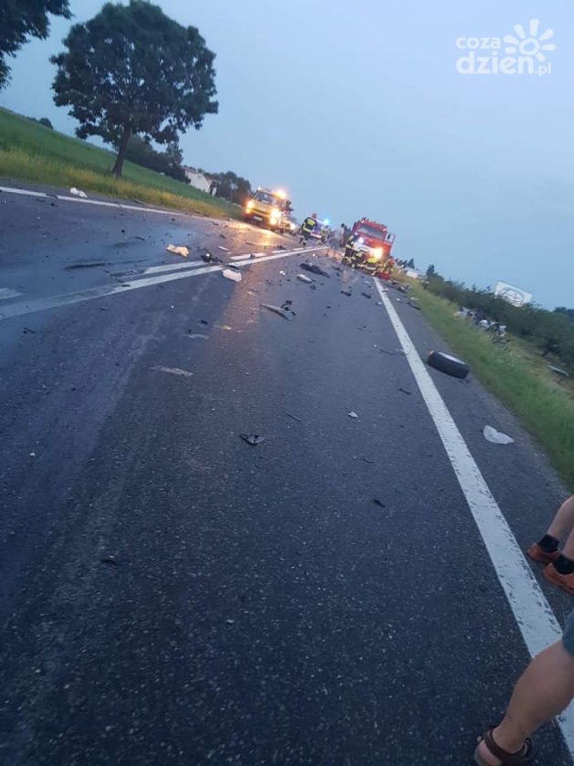 Tragedia na krajowej "dziewiątce" w Jacentowie