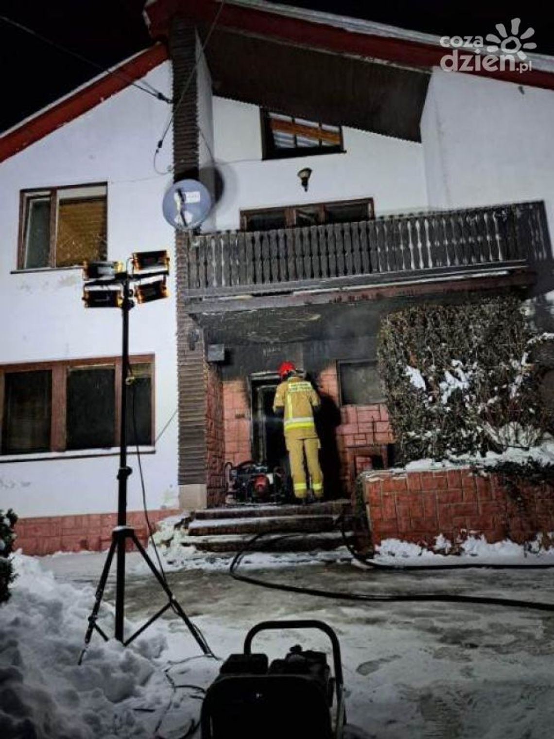 Tragiczne skutki pożaru w powiecie jędrzejowskim