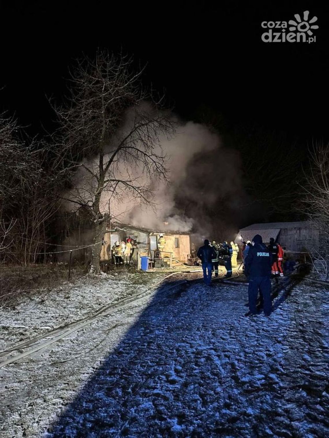 Tragiczny pożar pod Kielcami. W domu znaleźli zwęglone ciało