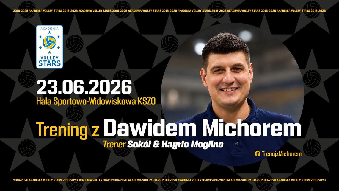 "Trenuj z Michorem" w ostrowieckiej VolleyStars