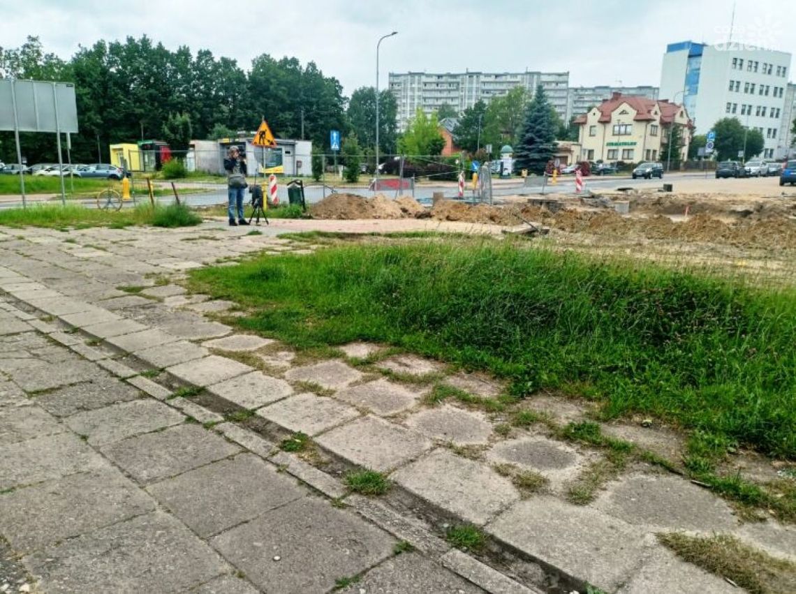 Trwa budowa Alei Tysiąclecia w Skarżysku  