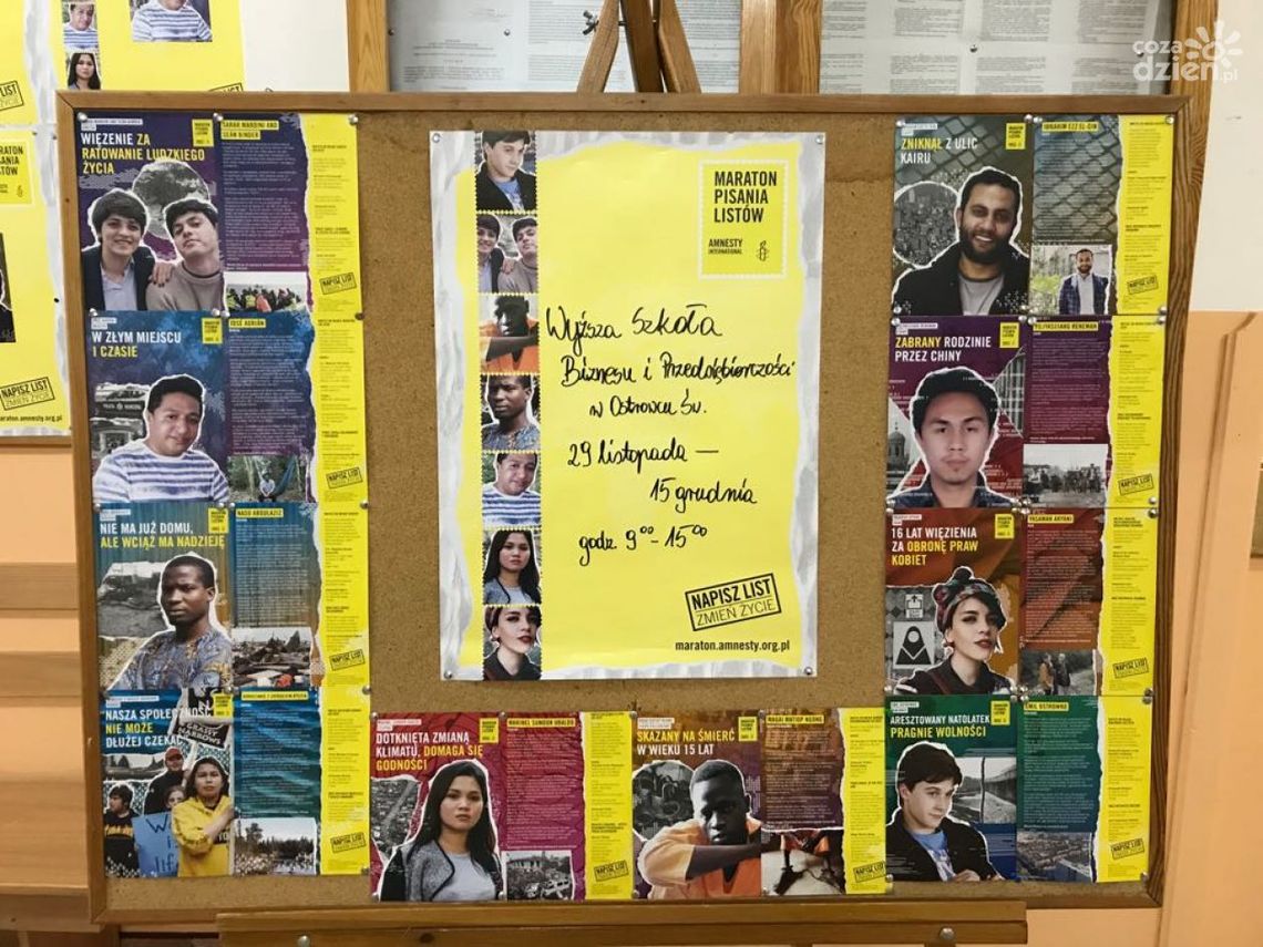 Trwa maraton pisania listów Trwa maraton pisania listów