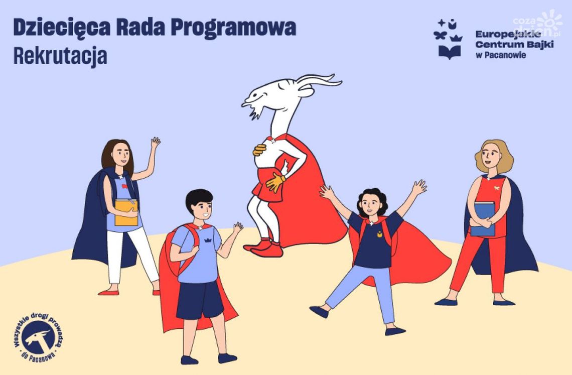 Trwa rekrutacja do Dziecięcej Rady Programowej szóstej kadencji w Europejskim Centrum Bajki