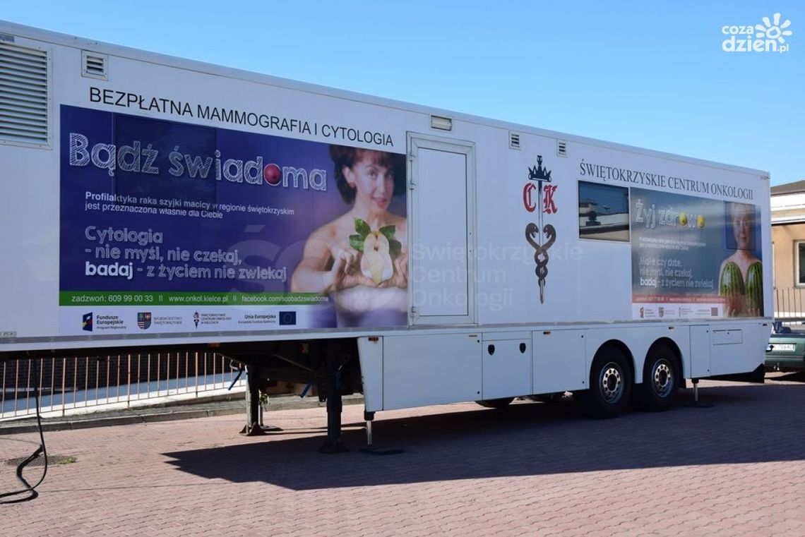 Trwają bezpłatne badania mammograficzne w Ostrowcu