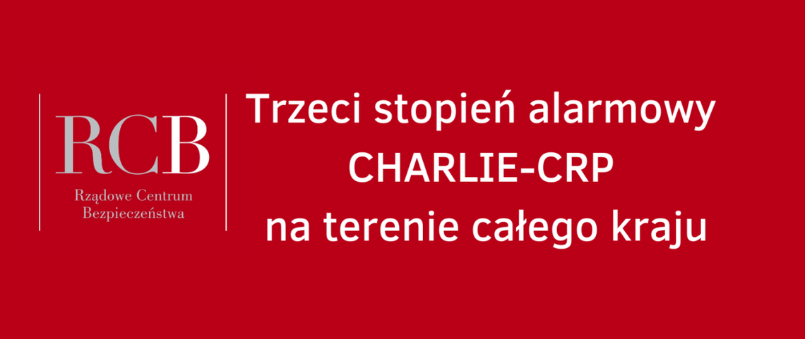 Trzeci stopień alarmowy przedłużony do 15 marca Trzeci stopień alarmowy przedłużony do 15 marca