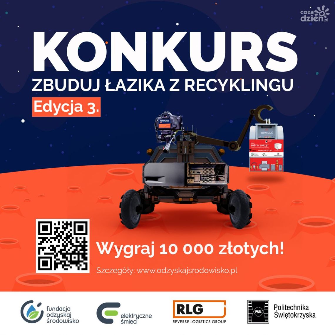 Trzecia edycja konkursu „Zbuduj łazika z recyklingu”