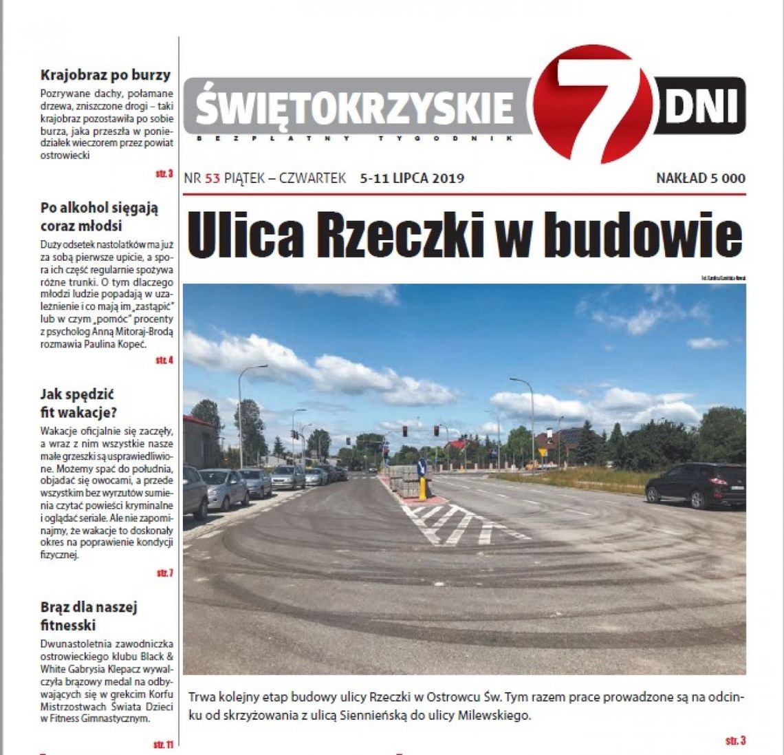 Tygodnik "Świętokrzyskie 7 Dni" nr 53 z 05.07.2019