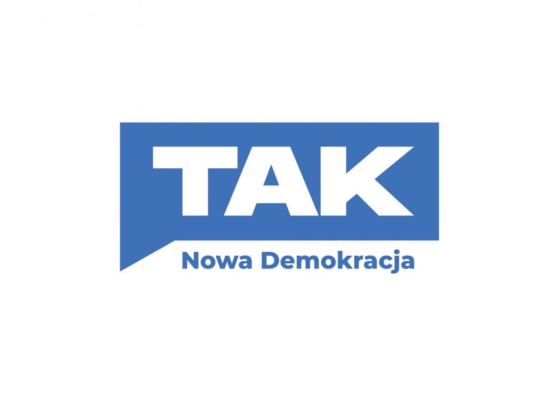 Tylko do senatu wystartuje Nowa Demokracja Tak Tylko do senatu wystartuje Nowa Demokracja Tak