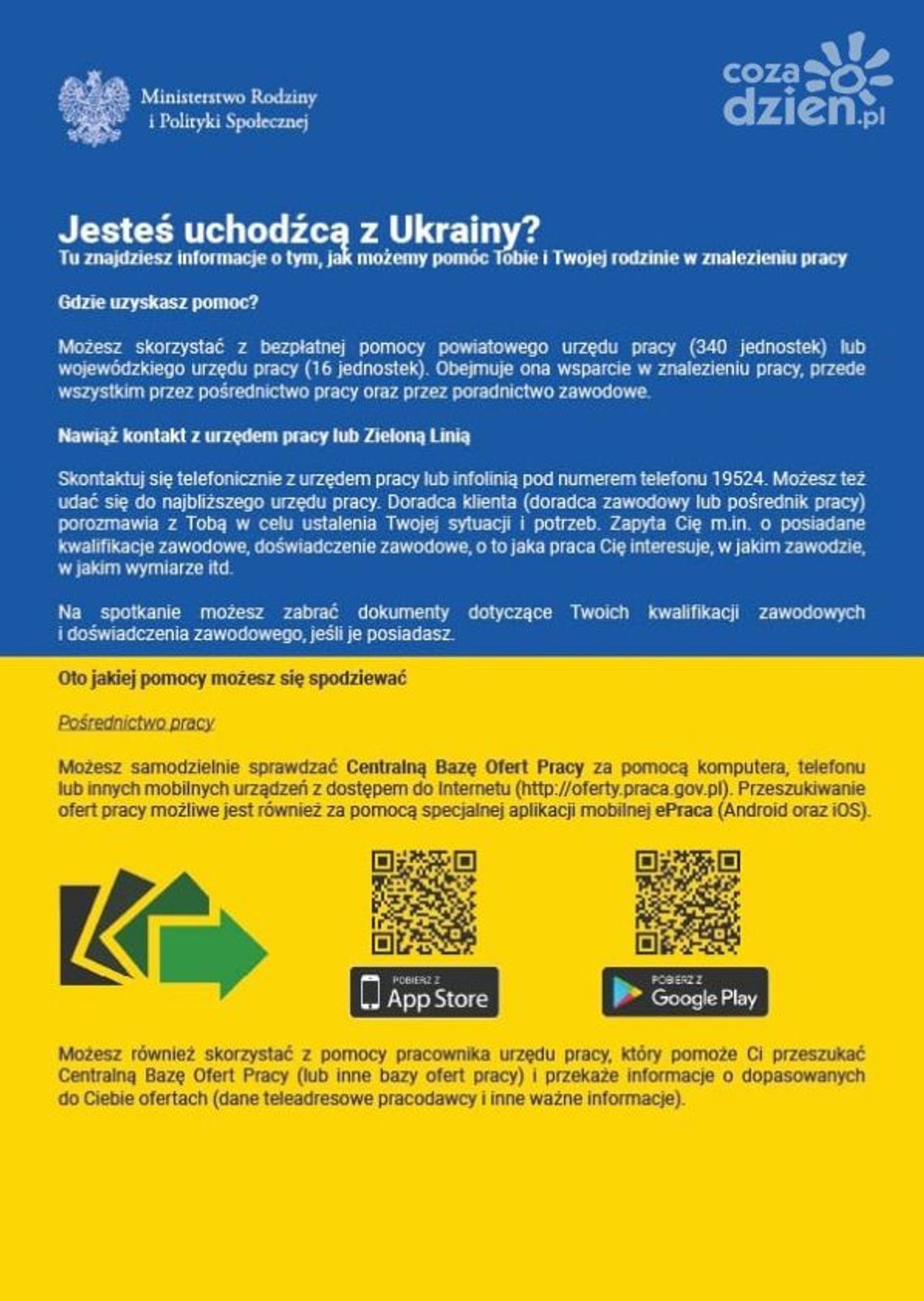 Uchodźcy z Ukrainy mogą skorzystać z pomocy w poszukiwaniu pracy Uchodźcy z Ukrainy mogą skorzystać z pomocy w poszukiwaniu pracy