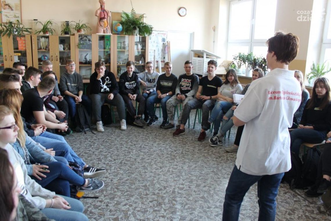 Uczniowie "Bartosza" w trasie Uczniowie "Bartosza" w trasie