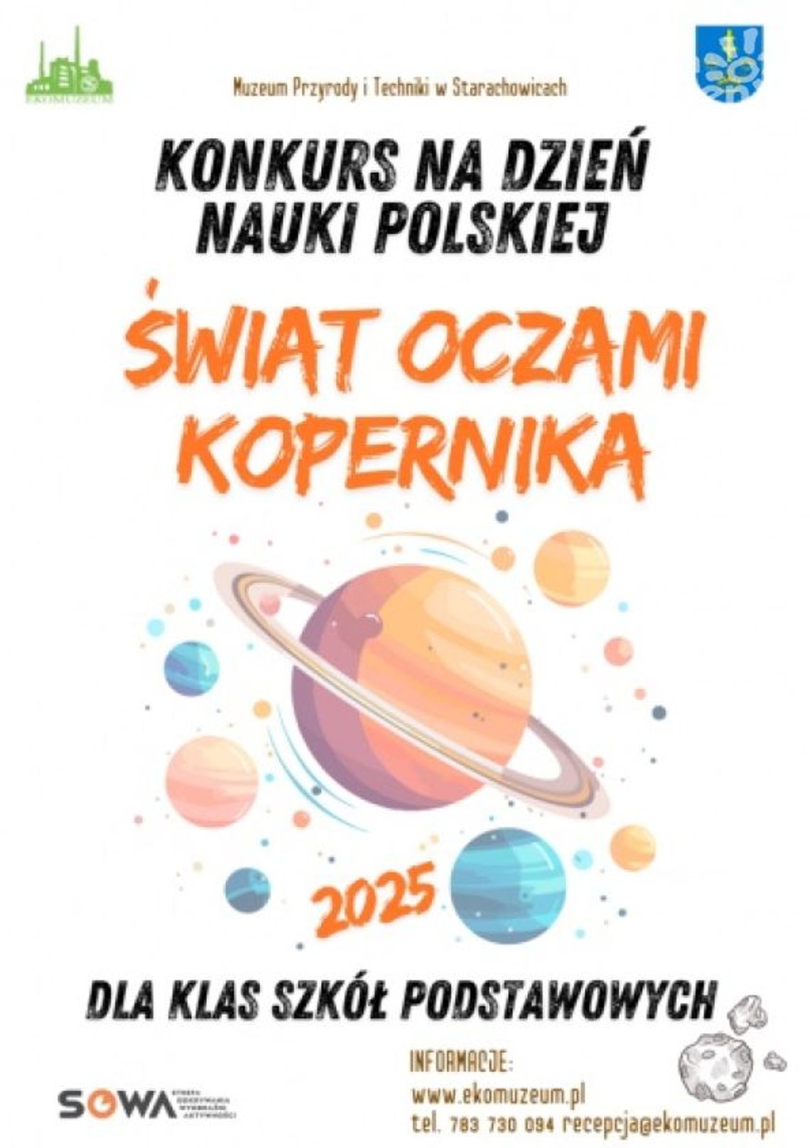 Układ Słoneczny z recyklingu - zaprojektuj i wygraj wejściówki do strefy SOWA