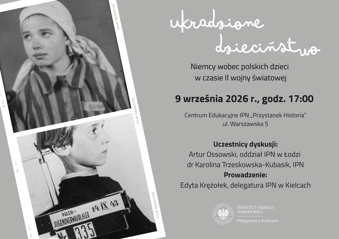 „Ukradzione dzieciństwo”. IPN przypomni o losach polskich dzieci podczas II wojny światowej