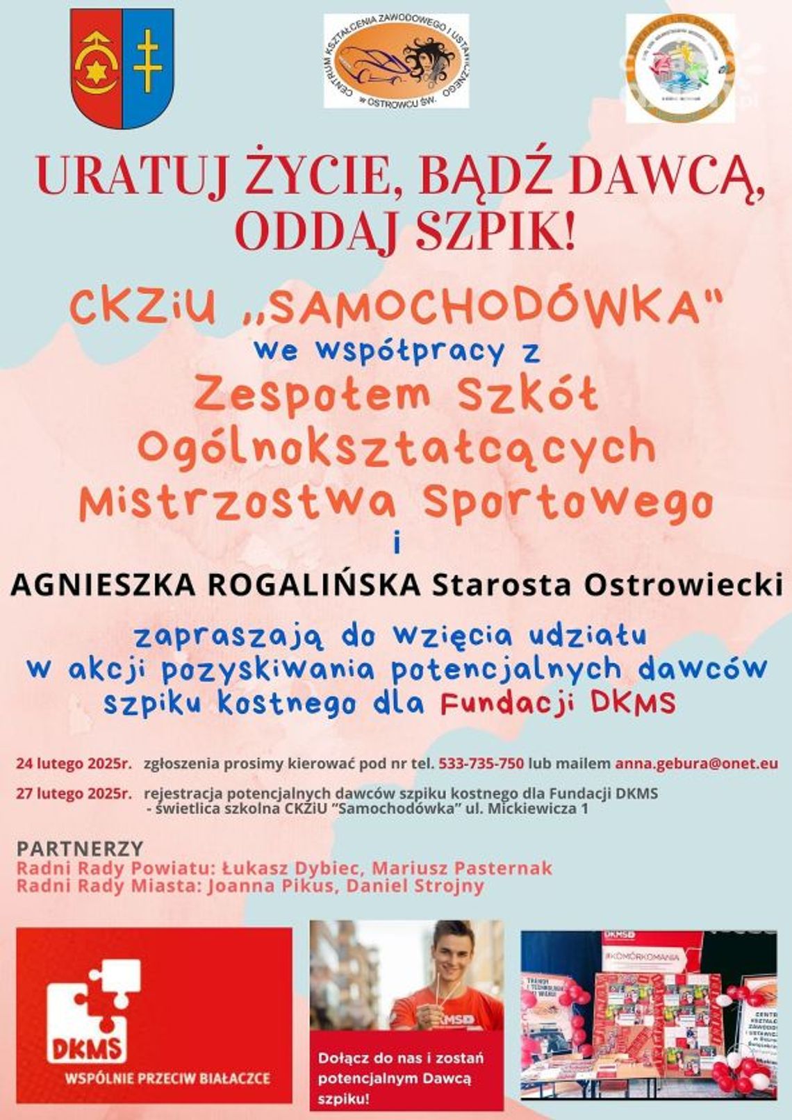 Uratuj życie - zostań dawcą szpiku