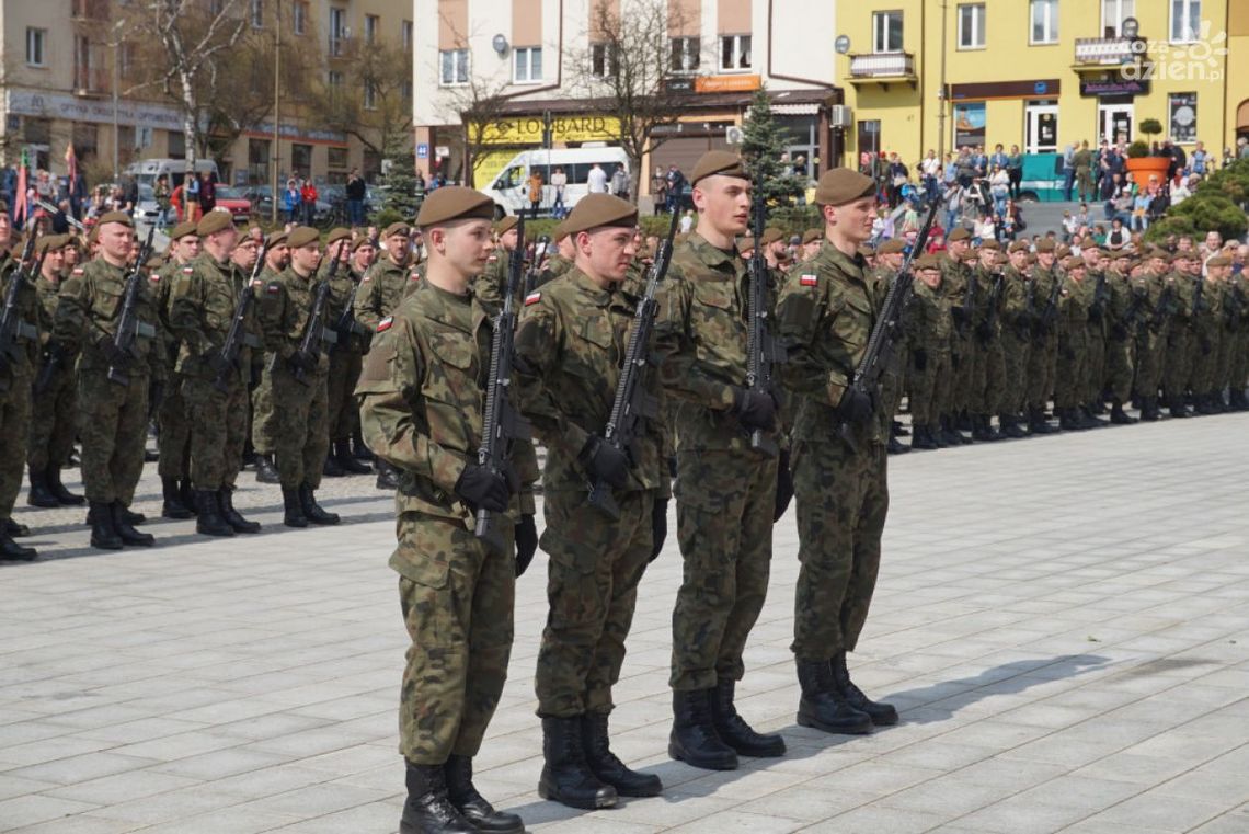 Uroczysta przysięga terytorialsów Uroczysta przysięga terytorialsów