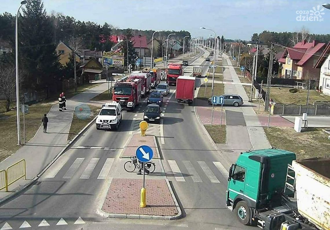 Uszkodzone gazowe przyłącze przy ulicy Bałtowskiej Uszkodzone gazowe przyłącze przy ulicy Bałtowskiej