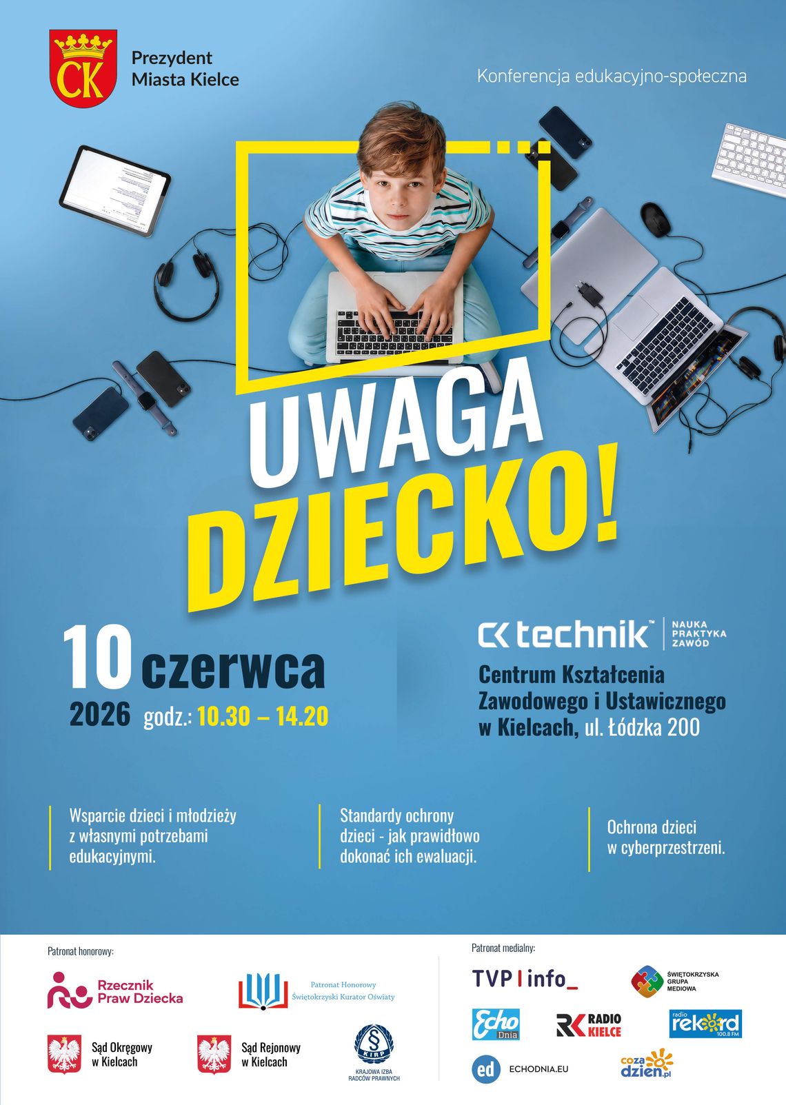 „Uwaga dziecko!” – w Kielcach o bezpieczeństwie, edukacji i ochronie najmłodszych