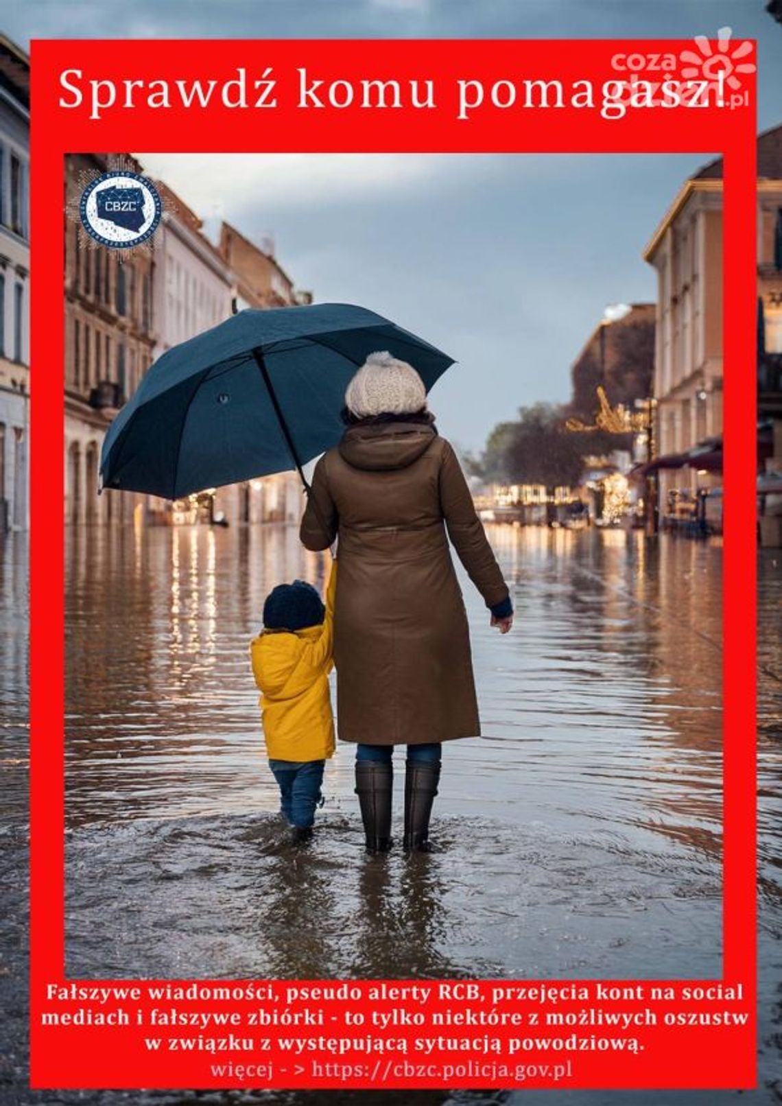 Uwaga na oszustwa związane z powodzią
