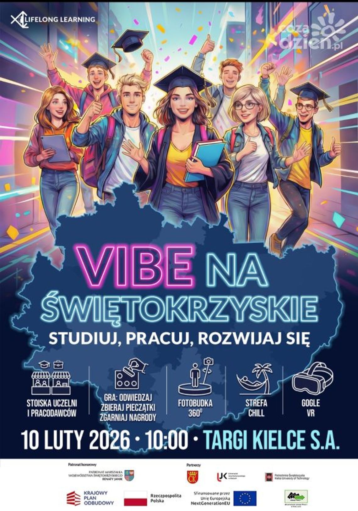 „Vibe na Świętokrzyskie” – wydarzenie, które pomoże maturzystom zaplanować przyszłość „Vibe na Świętokrzyskie” – wydarzenie, które pomoże maturzystom zaplanować przyszłość