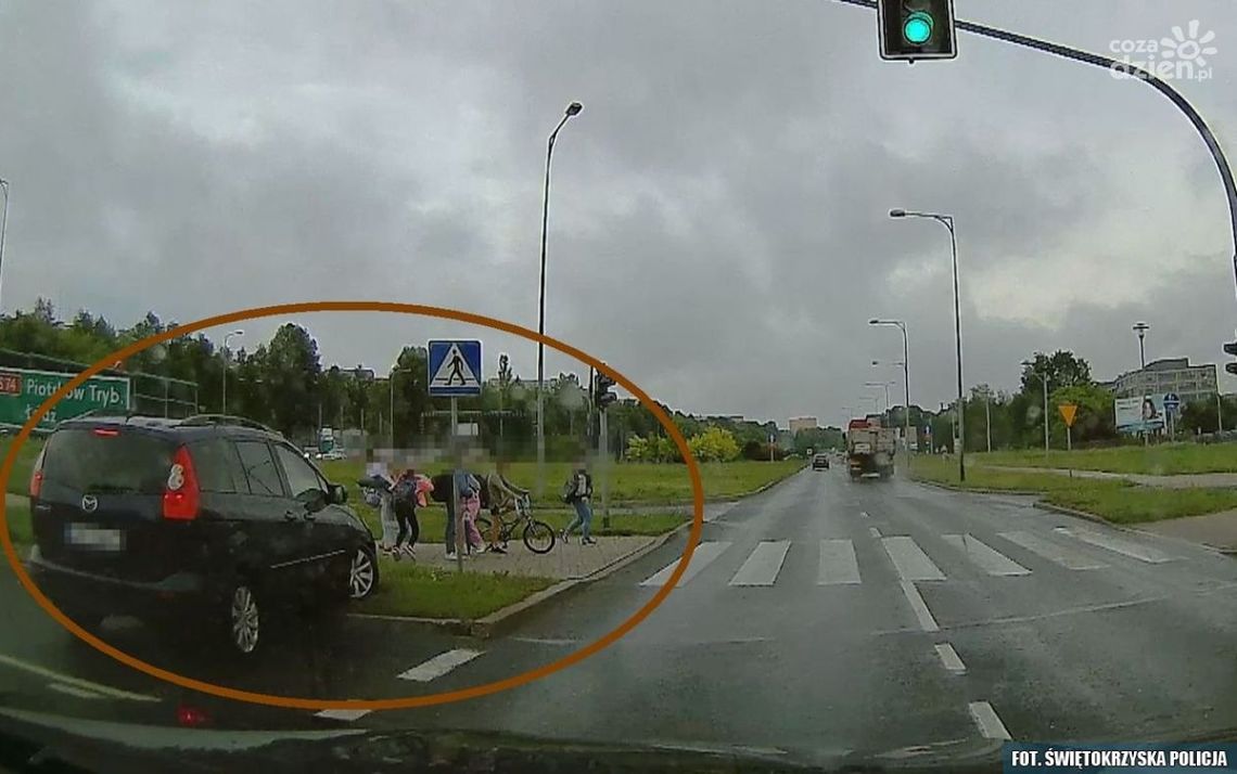 [VIDEO] Brawurowa jazda kielczanina mogła doprowadzić do tragedii