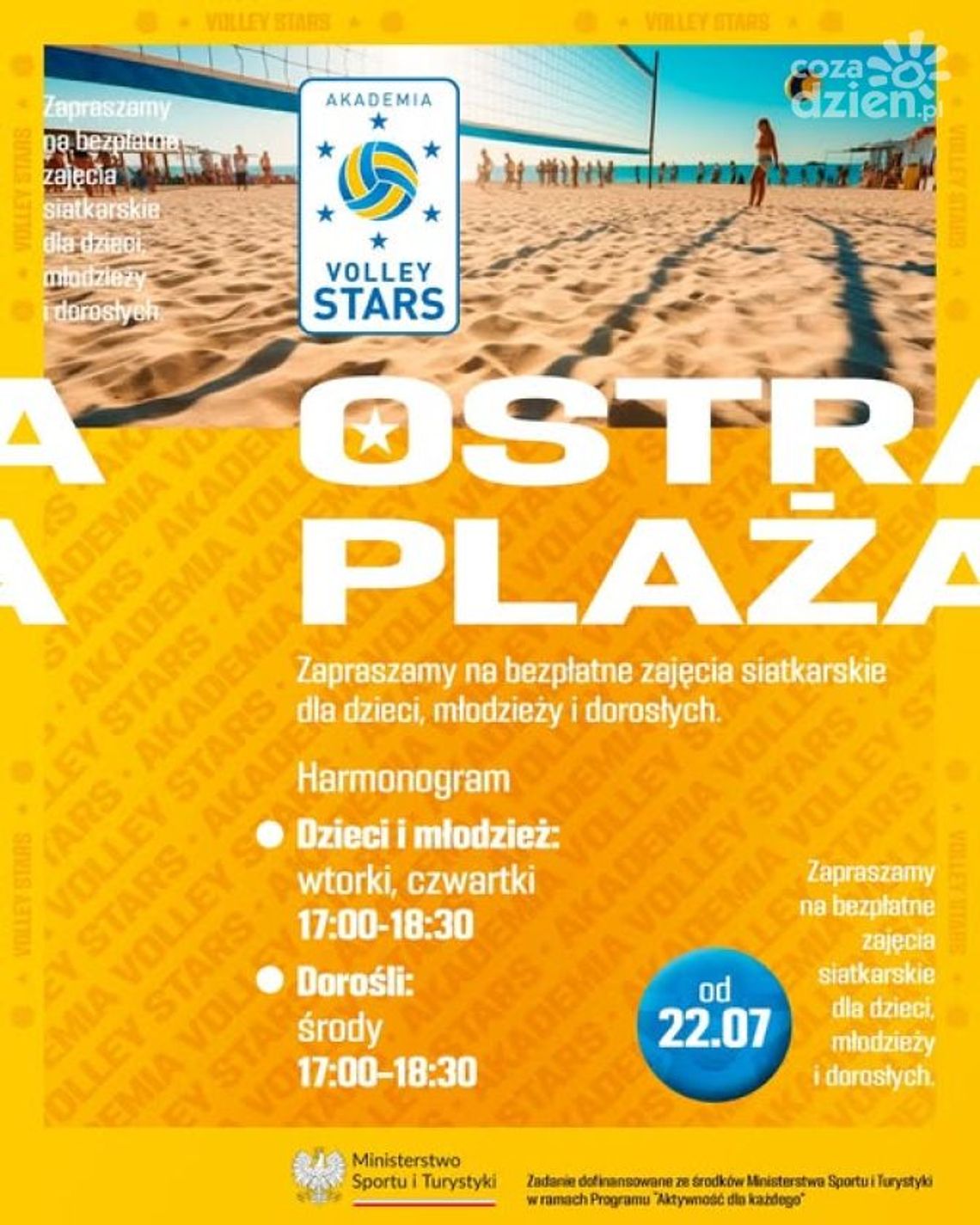 Volley Stars zaprasza na zajęcia siatkówki Volley Stars zaprasza na zajęcia siatkówki