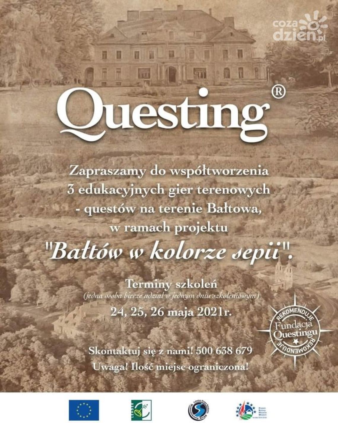 W "Bałtowie - polskiej stolicy questingu” przybędzie kolejnych gier terenowych 