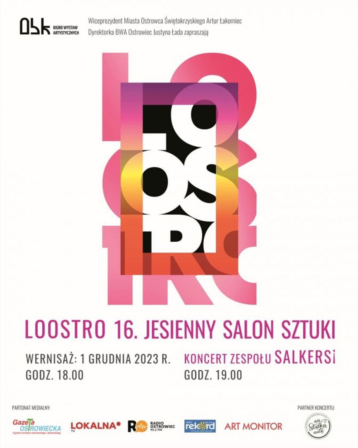 W BWA wystawa LOOSTRO16. Jesiennego Salonu Sztuki 