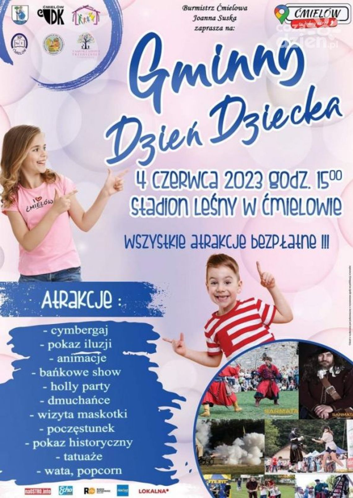 W Ćmielowie świętują Dzień Dziecka W Ćmielowie świętują Dzień Dziecka